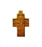 Крест настенный деревянный КДН-004 - фото